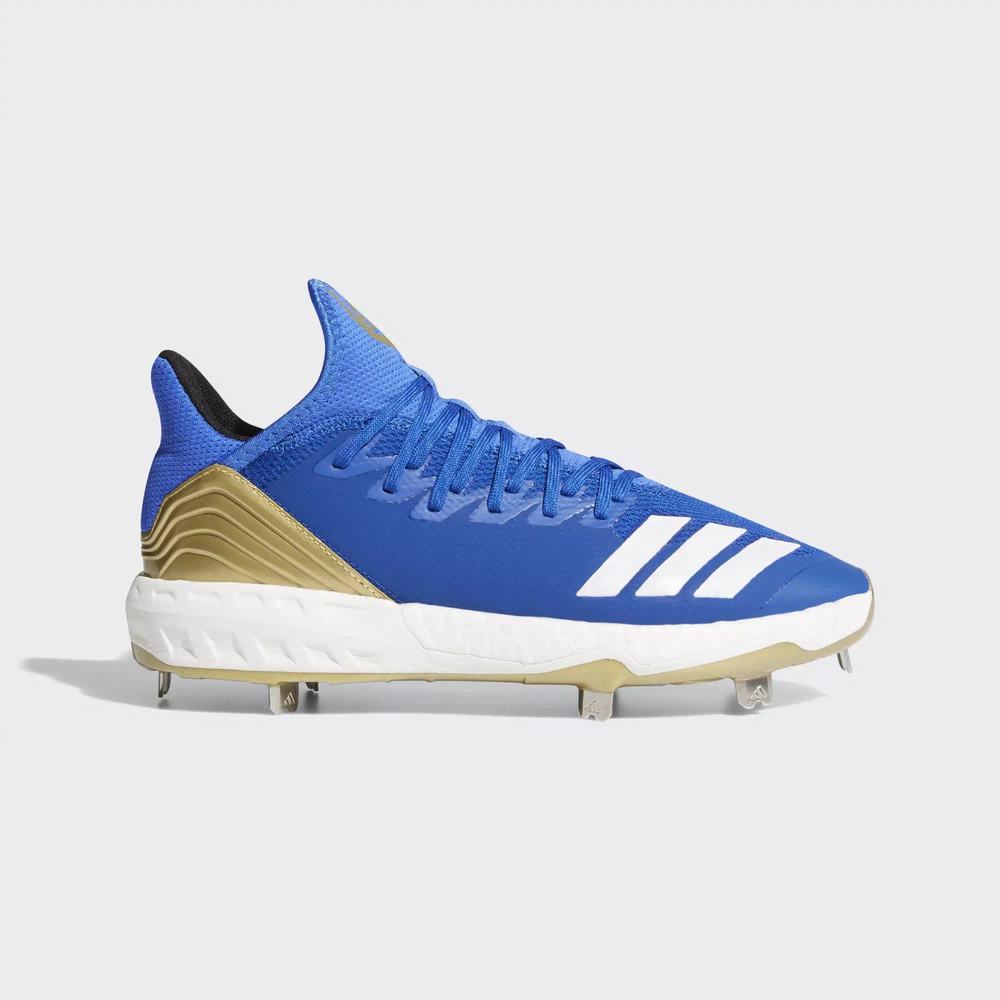 Adidas Boost Icon 4 Spikes De Beisbol Azules Para Hombre (MX-39583)